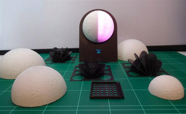 3D打印的“超級月亮”——多功能月相時鐘發(fā)布